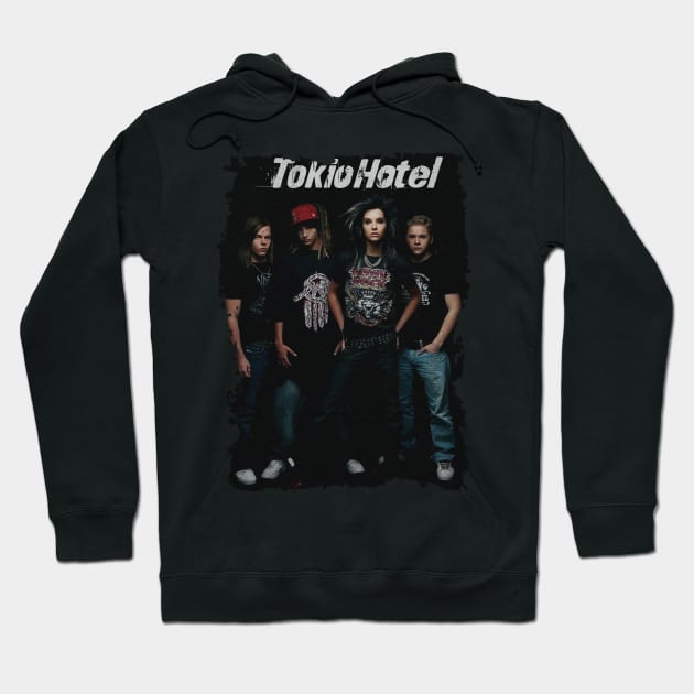 Cracked Vintage Tom Kaulitz Hoodie by NinjAnimals HQ